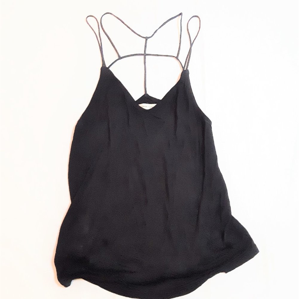 Silence + Noise Cami Baby Doll Top NWOT Black